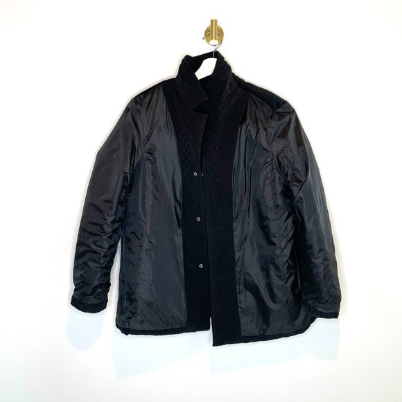 Equestrian Classic | Black Quilted Winter Coat | Size 1X | Ralph Lauren Vibes - Picture 7 of 11